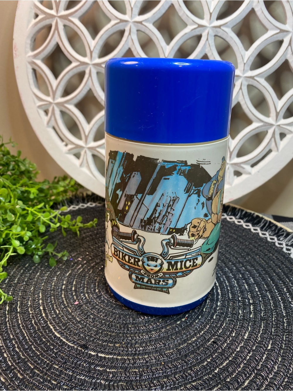 Vintage Biker Mice from Mars Blue Retro‎ Insulated Food Jar